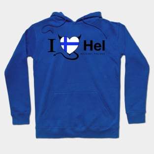 I love Hel Helsinki devil Hoodie